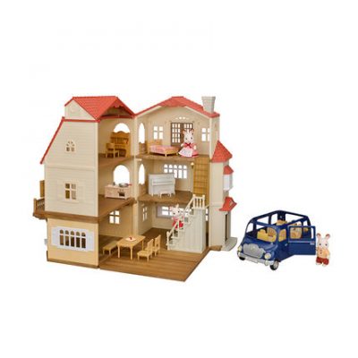 Sylvanian Family Forest Family Sunbelle Girl Play House Dream Home Gift Set Toy