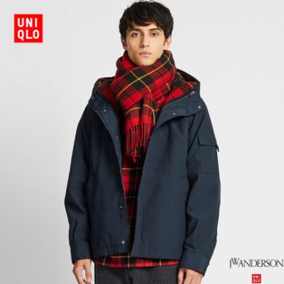 [Hợp tác thiết kế] Áo khoác nỉ nam có thể tháo rời áo khoác trùm đầu 422092 Uniqlo