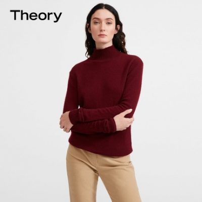 Lý thuyết mùa thu đông 2019 quần áo mới của phụ nữ đầy đủ áo len cashmere cao cổ mỏng J0718708