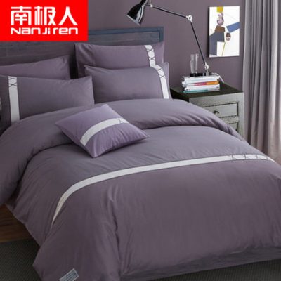 Cotton bốn mảnh cotton Nam cực tinh khiết Bộ đồ giường châu Âu 1,5m1,8 m giường đơn chăn đơn