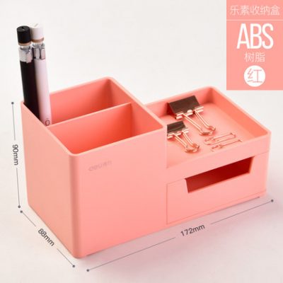 Hiệu quả đa năng thời trang giữ bút máy tính để bàn cá nhân sáng tạo văn phòng lưu trữ hộp lưu trữ trường tiểu học Hàn Quốc trẻ em văn phòng dễ thương cô gái đơn giản đồ trang trí Bắc Âu bút bút hiện đại