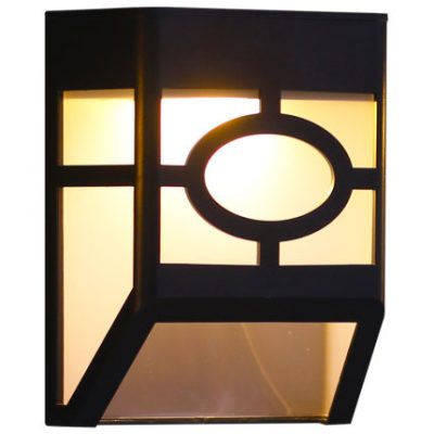 Năng lượng mặt trời ngoài trời Trang trí ánh sáng hộ gia đình ngoài trời không thấm nước Vườn Biệt thự Ánh sáng đèn tường Điều khiển LED nhỏ Đèn tường