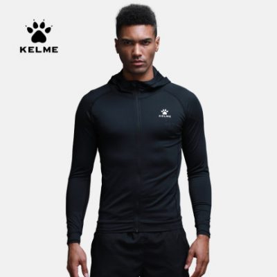 Áo khoác thể dục nam KELME Calmei nhanh khô thoáng khí chạy bộ quần thun bó sát áo len trùm đầu
