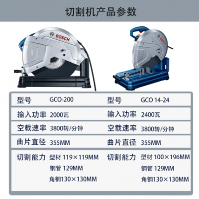 Máy cắt hồ sơ BOSCH Bosch Máy cưa xích thép đa năng Dụng cụ điện không răng cưa GCO200 Dr
