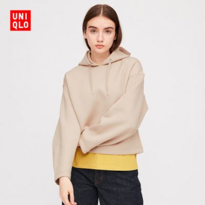 Áo trùm đầu mềm, khô nhanh dành cho nữ (dài tay) 422804 UNIQLO