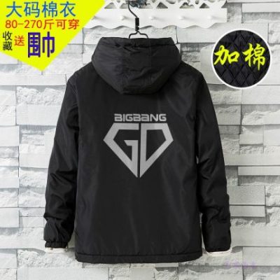 Áo khoác cotton cộng size size 2019 thu đông phong cách mới cộng với chất béo cộng với size áo sơ mi cotton trẻ trung béo ngậy