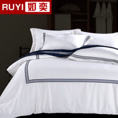 Bộ chăn ga gối cotton cotton dài 4 chiếc chủ lực của khách sạn năm sao