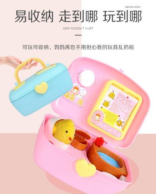 Nhà nuôi gà Chick Little Ling Meng đồ chơi thỏ thú cưng 2-5-7 Cô gái chơi Nhà trẻ Ngày đầu năm mới Quà tặng năm mới