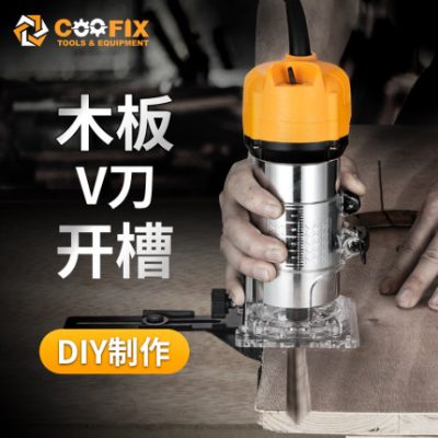 Máy cắt tỉa phổ dụng công cụ chế biến gỗ đa năng nhôm tấm nhựa máy xẻ rãnh công nghiệp cấp bakelite phay tự làm
