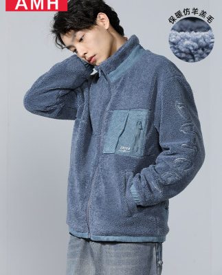 Áo khoác nam AMH mùa đông 2019 cộng với nhung cotton xuống áo khoác cotton dày dày cho nam ấm áp cotton nam