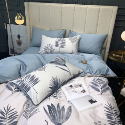 60 bông bốn mảnh cotton satin dài chủ yếu cotton in bông kỹ thuật số nông thôn Mỹ 1.81,5m giường