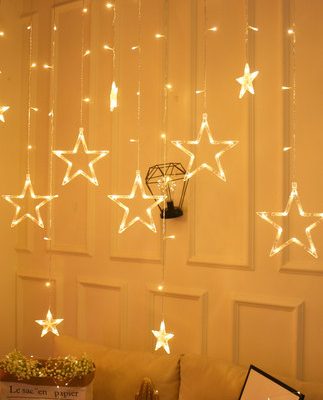 đèn led ngôi sao năm mới lễ hội mùa xuân năm mới ban công phòng trang trí Giáng sinh trang trí đèn lồng nhấp nháy chuỗi đèn