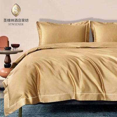 100 St. Svenner cống vải satin sang trọng bốn mảnh bộ đồ giường bằng vải cotton cotton quilt quilt bed bed phong cách châu Âu