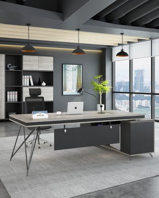 Phong cách công nghiệp ông chủ bàn quản lý bàn và ghế kết hợp đơn giản hiện đại bàn điều hành chủ tịch bàn nội thất văn phòng
