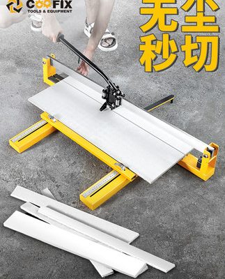 Coffey hướng dẫn sử dụng máy cắt gạch chính xác cao tất cả bằng thép đẩy sàn gạch đẩy dao cắt bụi không dao cắt tạo tác dụng cụ