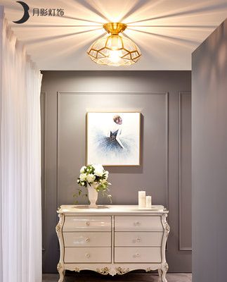 Đèn ban công lối đi đèn hành lang tối giản hiện đại led trần đèn sao ánh sáng lối vào hội trường đèn hiên