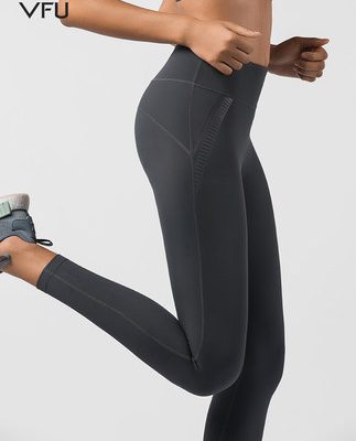 Quần bó sát mông tập thể dục VFU Quần thể thao co giãn bó sát Quần chạy bộ Quần áo yoga khô nhanh mặc mùa thu đông