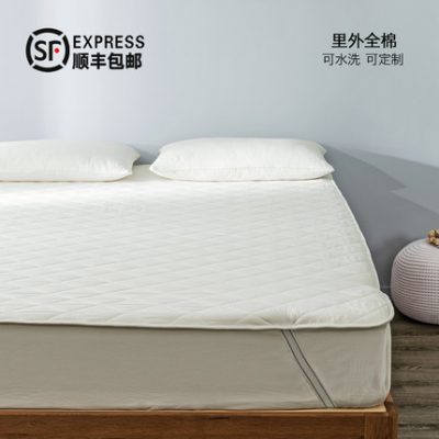 Cotton gạc hai lớp có thể giặt nệm chống trượt là một miếng đệm bảo vệ loại A mỏng cho nệm ký túc xá sinh viên