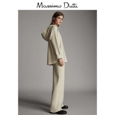 Thứ sáu Mới Massimo Dutti Quần thể thao nữ Quần lỏng 05072807710