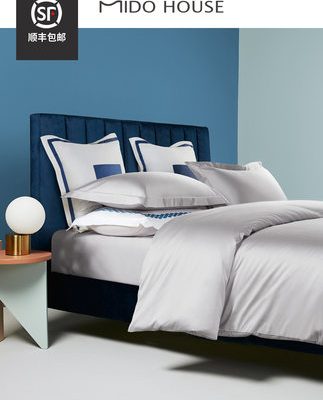 100 con ngựa bông trải giường khăn trải giường chăn bông cotton phong cách Bắc Âu bộ đồ giường nhẹ sang trọng bốn mảnh đặt