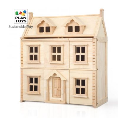 Nhập khẩu PlanToys7124 Ngôi nhà búp bê Victoria Cô gái trẻ mô phỏng Play House Toy Villa