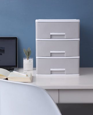 Máy tính để bàn hộp lưu trữ ngăn kéo văn phòng vật tư sắp xếp tập tin hộp nhỏ tủ bàn kệ tạo tác