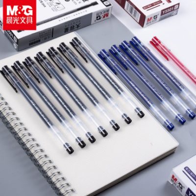 24 Chenguang Gel Bút Công suất lớn Người khổng lồ có thể viết Carbon Refill Black 0,5 Bút nước Học sinh Kiểm tra Màu xanh Đen Bút Trái tim Bút đỏ Chữ ký nước Văn phòng Văn phòng phẩm Vật tư Văn phòng Bóng hạt Bán buôn