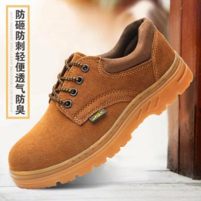 Giày bảo hộ lao động nam bảo hộ lao động chống mài mòn chống va đập chống đâm thủng ren lao động bảo vệ phụ nữ mô hình thể thao thợ hàn