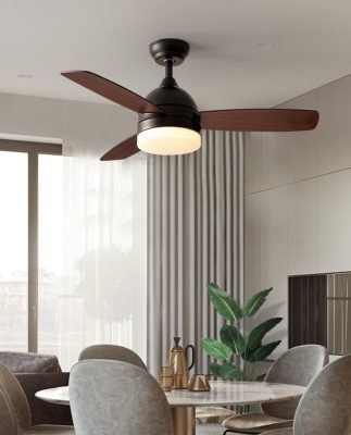 Moon Shadow Thắp sáng Quạt trần Quạt trần Ánh sáng Phòng khách Phòng ăn Phòng ngủ Quạt Đèn chùm trang trí Bắc Âu Đơn giản hiện đại Nhà