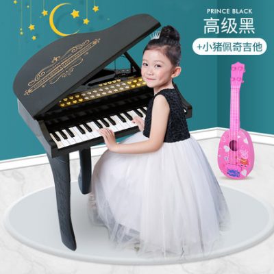 Frozen 2 trẻ em đồ chơi piano điện tử cho bé trai và bé gái mới bắt đầu 2 tuổi với micro quà Giáng sinh