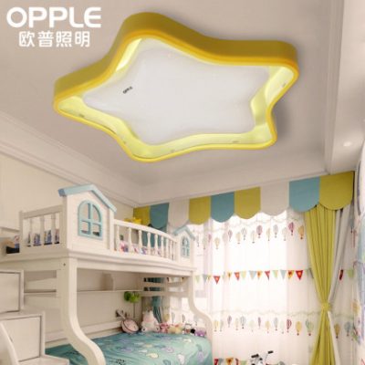 Op chiếu sáng led phòng trẻ em phòng ngủ đèn trần bảo vệ mắt cây đũa thần điều khiển từ xa thay đổi màu sắc sao đèn Zhiduoxing