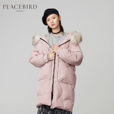 [Giống như trung tâm mua sắm] Áo khoác dạ nữ thanh lịch của Parker Birdbird 2019 Mùa đông mới A1AC94596