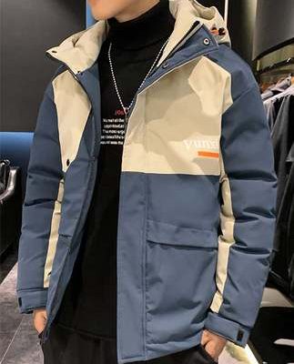 Áo khoác cotton nam mùa đông dày quần áo bảo hộ lao động xuống áo khoác nam 2019 xu hướng mới Hàn Quốc đẹp trai bè bè