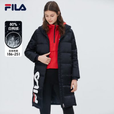 Áo khoác nữ chính thức của FILA 2019 mùa đông mới thể thao áo khoác dệt lỏng