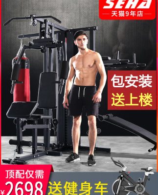 Thiết bị đào tạo toàn diện nhà đa năng thiết bị thể dục kết hợp lớn sức mạnh thiết bị thể dục đào tạo bộ ba