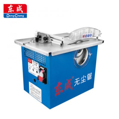 Máy cưa không bụi Dongcheng Bàn cưa FF02-150 đa chức năng gia công gỗ đẩy bàn cưa máy cắt sàn máy công cụ điện