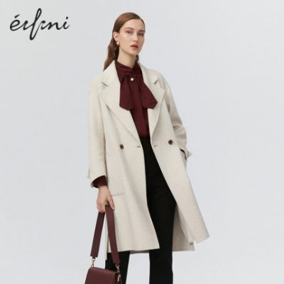 [Giống như trung tâm mua sắm] Áo khoác len hai mặt mùa đông mới của Evelyn 2019 1AB170571