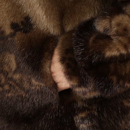 Quần áo phụ nữ trung niên và cao tuổi Áo lông của mẹ áo khoác lông giả lông chồn áo len bà già quần áo mùa thu và mùa đông1