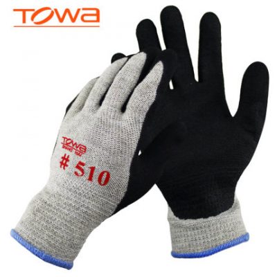 TOWA găng tay bảo hộ chống dầu bảo vệ chống trượt bảo vệ lao động chống dầu bảo vệ chống mài mòn