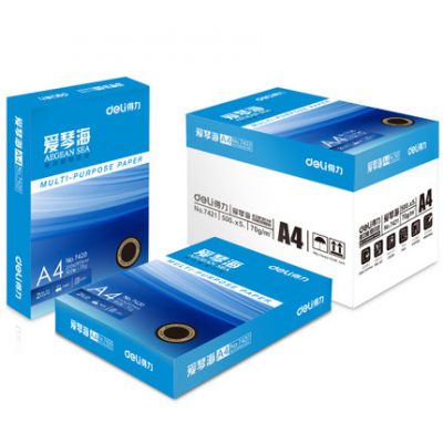 Giấy in Aegean hiệu quả in hai mặt Giấy in A4 văn phòng cung cấp 70 g / 80 g bột gỗ nguyên chất Bao bì FCL 5