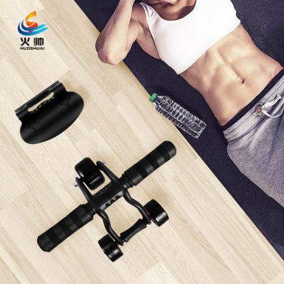 Đa chức năng ba bánh tập thể dục bụng bánh xe cơ bụng bánh xe thể thao nhà đẩy bánh xe rút lại eo thiết bị tập thể dục tại nhà