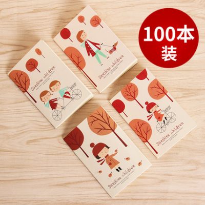 100 cuốn sách kèn cưỡi chủ yếu máy tính xách tay văn phòng phẩm cung cấp dễ thương máy tính xách tay nhỏ notepad di động phim hoạt hình mini máy tính xách tay mẫu giáo học sinh giải thưởng quà tặng bán buôn