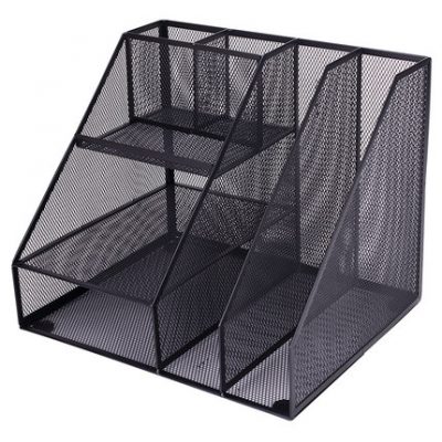 Deli 79075 sắt tập tin giá đỡ thông tin giá tập tin hộp bàn lưu trữ giá thư mục lưu trữ hộp sách kệ sách đơn giản bàn sách tập tin giá văn phòng văn phòng phẩm cung cấp Daquan