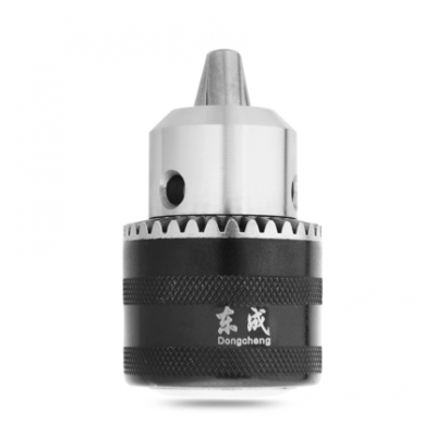 Máy khoan cầm tay loại Dongcheng loại mỏ vịt cầm tay 6-16mm phụ kiện công cụ cơ khí chính xác phổ biến với chìa khóa