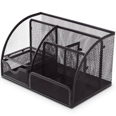 Deli 9200 Kim loại Lưới Bút Chủ kết hợp Đồ dùng văn phòng Lưu trữ Máy tính để bàn Bút Chèn Văn phòng phẩm Hoàn thiện Hộp đa năng Bút giữ dung lượng lớn Thời trang tươi nhỏ Dễ thương Lưu trữ sáng tạo Lưới Lưới