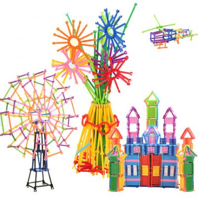 Đồ chơi câu đố thời thơ ấu cho trẻ em đồ chơi câu đố 3-5-7 tuổi Cậu bé và cô bé thông minh lắp ráp khối nhựa xây dựng quà tặng