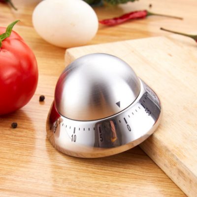 Cơ khí bằng thép không gỉ nhắc nhở hẹn giờ hẹn giờ công cụ nhà bếp không có pin quản lý thời gian giây