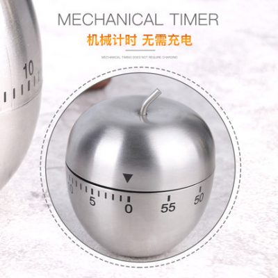 Baijie cơ thép không gỉ batteryless nhà bếp nhắc nhở bộ đếm thời gian công cụ nhà bếp