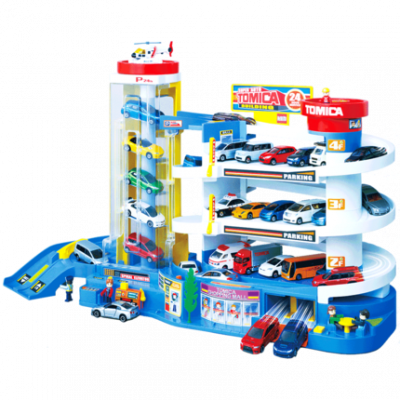 TOMY Domeca Xây dựng xe ô tô hợp kim Race Track Electric Child Boy Gift Toy