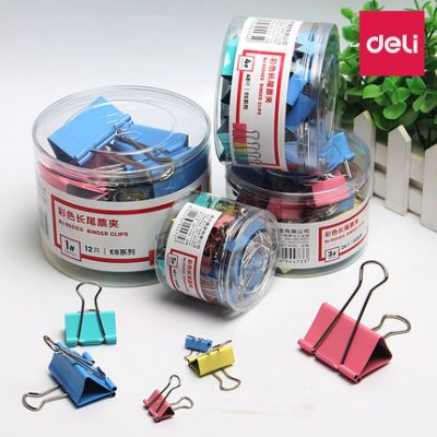 Cửa hàng văn phòng phẩm màu sắc đuôi dài clip nhỏ vừa phải lớn kẹp đuôi phượng hoàng clip clip vé cuốn sách sắt clip văn phòng vật tư